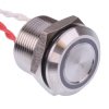PBARA1FB000W2A APEM Red/Green illuminated Latching 19mm Piezo Switch Prewired IP68