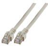 Kabel krosowy patchcord securityNET SF/UTP kat.5e szary 0,25m PVC PC-5ESFTPPVC-GY0.25