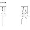 Żarówka All-Glas T1 1/4 WT 19V / 50 mA, 5 szt.