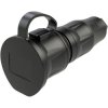 PC Electric 25731-ss Safety mains socket Plastic Black 250 V IP54