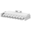 Plug housing, 8 pole, pitch 6.35 mm, straight, natural, 640586-1