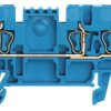 Blok zacisków przelotowych Weidmuller poziomy: Pojedynczy 30 → 16AWGZacisk Factory Automation raster: 3.5mm