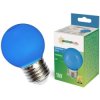 Żarówka LED E27 230V 1W kula niebieska PC