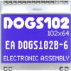 Wyświetlacz LCD DISPLAY VISIONS EADOGS102B-6 (S x W x G) 39 x 41 x 2 mm