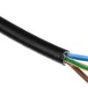 Sieciowy kabel zasilający 3 Core Polichlorek winylu PVC Sheath Czarny 5.39mm od , 300 V, 500 V