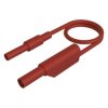 SKS Hirschmann 934042101 Safety Test Lead 4mm plug/jack 100cm Red