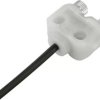 Sensor actuator cable, 2 x M8 cable socket, straight to open end, 3 pole, 2 m, PUR, black, 4 A, 79 5232 33 04