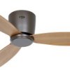 CasaFan ECO PLANO II 112 BZ-EN WiFi Flügel Eiche natur Wentylator sufitowy 13 W (Ø x W) 112 cm x 160 mm brąz pilot zdaln
