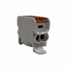 Blok dystrybucyjny - rozdzielczy HLAK 25 (MAG) 1P brązowy 2xAl/Cu 25mm²+16mm² 1000VAC/1500VDC MAG1251C00
