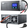 Inwerter Czysta sinusoida, napięcie akumulatora 12VDC Extralink Piorun 1000VA/800W