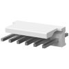 Pin header, 6 pole, pitch 3.96 mm, straight, natural, 644752-6