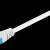 59824 Cat.6a U/UTP patch cable, CU, white, 1,0 m
