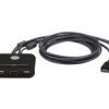 Przełącznik KVM CS22HF-AT, 2-portowy USB 1, Aten HDMI
