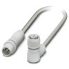 Przewód czujnik-siłownik ze złączem Złącze M12 liczba rdzeni 4 długość 3m Rodzaj A Męskie Złącze B Złącze M12