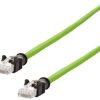 kabel LAN Metz Connect 142M2X55020, 1 szt., RJ45, CAT 6a, S/FTP, 2.00 m, zielony