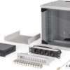 10 inch network kit, 6U, (H x W x D) 325 x 315 x 300 mm, IP20, gray, DN-49100-SET