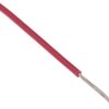Przewód montażowy 0,13mm² Czerwony RS PRO XLPVC 26 AWG 150 V dł. 100m 7/0,16 mm +80°C UL 1581, UL 758