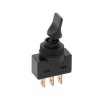 Przełącznik hebelkowy ON-OFF LED12V LIZAK ASW-14D czarny