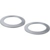 Serrated lock washer, inner Ø 31.6 mm, outer Ø 45 mm, steel, E12414, package with 2 pieces