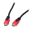 Przewód HDMI Blow Premium Red klasa 1.4 - dł. 1,5 m z oplotem