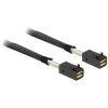 Delock 83386 Cable Mini SAS SFF-8087 to Mini SAS SFF-8087 0.5m Black