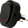 HP Autozubehör 28474 Przełącznik kołyskowy samochodowy 12 V 16 A 1 x wył/wł zatrzask 1 szt.