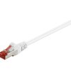 Kabel Patchcord CAT 6 S/FTP PIMF RJ45/RJ45 0.15m biały