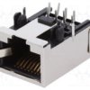 Złącze RJ45 gniazdo PIN 8 Kat 5,5e ekranowane niskoprofilowe 44661-0001