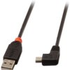 LINDY Kabel USB USB 2.0 Złącze męskie USB-A, Złącze męskie USB Mini-B 1.00 m czarny 31971