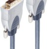 Connection cable, 10 m, blue, DVI-D Dual Link (24+1) plug, straight to DVI-D Dual Link (24+1) plug, straight, SP77448