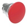 Metalowy przycisk grzybkowy samoczynny powrót fi40mm Czerwony LPSB6144