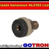 Gniazdo bananowe AL2302 czarne