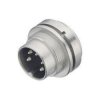 Binder 09-0127-00-07 Male 7 Pin Panel Mount Screw with Solder Terminal