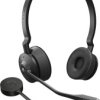 Jabra Engage 55 SE Stereo Link400a MS Słuchawki nauszne DECT, przewód stereo czarny Wyciszanie hałasów wyciszenie mikrof