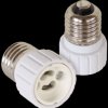 206866 Light bulb adapter E27-GU10, set of 2