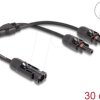 88222 DL4 Solar Splitter Cable 1 x Plug to 2 x Socket 30 cm black