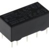Przekaźnik sygnału, 12V dc, 500 mA, DPDT, montaż PCB, Omron
