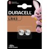 2 x bateria alkaliczna mini Duracell G12 / LR43 / 186 / V12GA / L1142