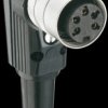 20001 Coupler, round connector, angled, IP40, 3-pin