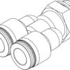 Złączka Y FESTO QSY-G1/8-4 Średnica rury: 4 mm 1 szt.