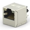 Złącze RJ45, 2301995 Złącze RJ45 Żeńskie Do montażu na płytce drukowanej Kategoria 6 TE Connectivity Mosiądz niklowany