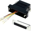 Adapter D-Sub encitech 2112-0100-03 złącze żeńskie D-SUB 25-pin - złącze żeńskie RJ12 6p6c