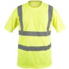 T-Shirt odblaskowy, Unisex, Żółty, Poliester, EN20471, M, Krótki