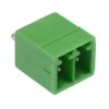 2-Way 3.5mm Vertical PCB Header Closed Ends Green 10A 300V
