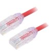 UTP28SP3MRD Patch cord TX6-28™,U/UTP 6 linka Cu LSZH czerwony 3m 28AWG