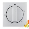 B.Kwadrat/B.7 Płytka czołowa z pokrętłem do mechanicznego wyłącznika czasowy 0-15min aluminium mat lakierowany 16321404 HAGER