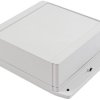 ABS enclosure, (L x W x H) 160 x 160 x 62 mm, light gray (RAL 7035), IP68, 1555RF42GY
