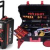 Walizka narzędziowa XXL III electric WIHA 44129 + Narzędzia 132szt / Narzędzia dla elektryka / WIHA+WEICON+DEWALT+ENERGOTYTAN