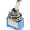 On-Off-On Mini Toggle Switch Flat Handle SPDT