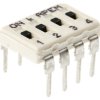 Przełącznik DIP 4-pozycyjny SPST THT 100 mA przy 24 V DC -40 → +100°C